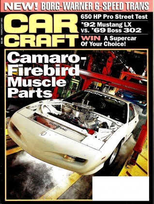 CAR CRAFT 1992 FEB - COLOR ME GONE II, 302 vs. 5.0L